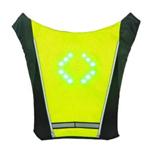 gilet LED vélo signal tout droit