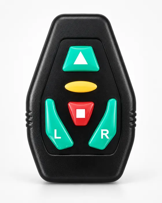 Télécommande sans fil du gilet LED CycloSignal avec commandes directionnelles